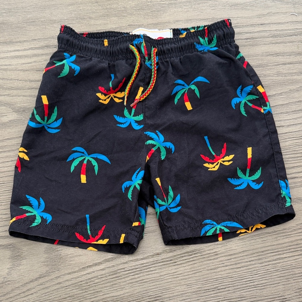 Appaman Kids boys (sz 7) Ziggy Marley Paradise Palms Swim Trunks